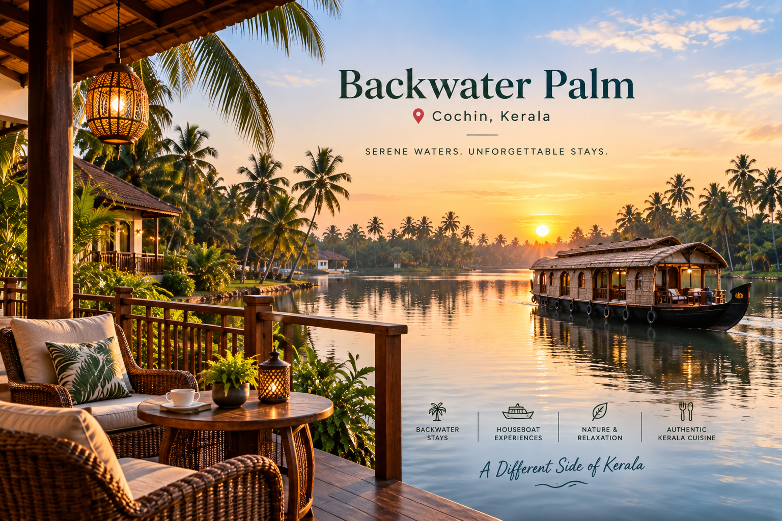 Kerala backwaters Cochin